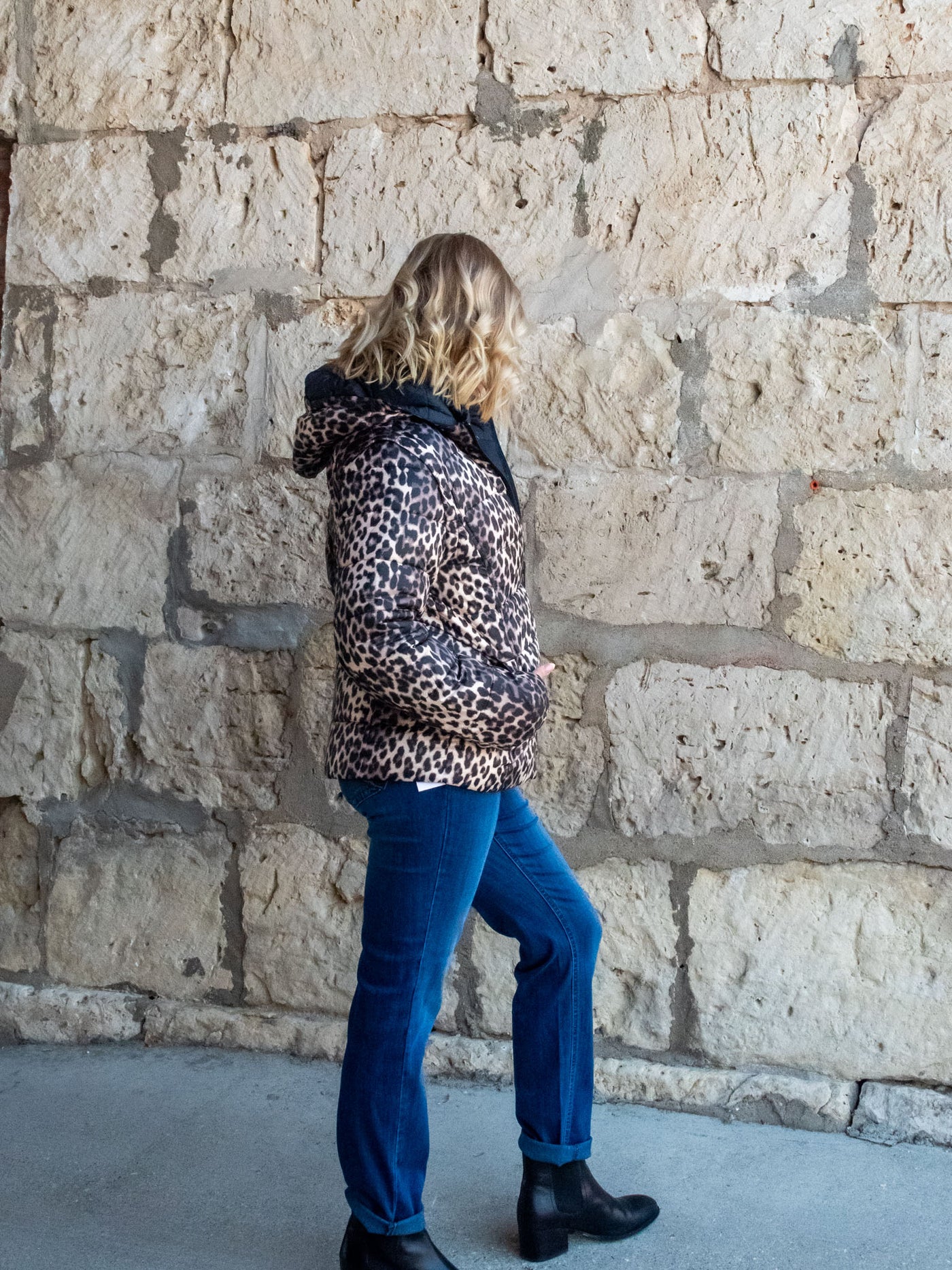 Cheetah Girl Puffer Coat
