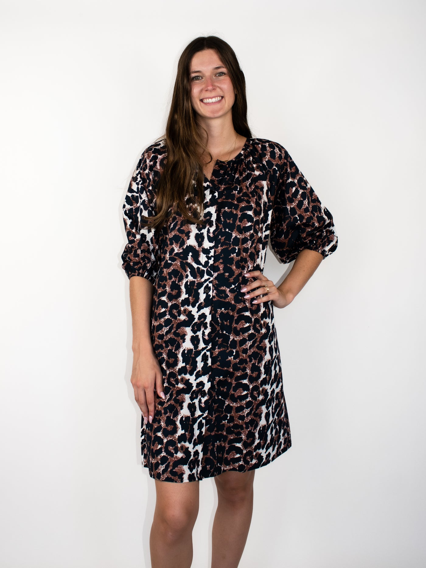 Cheetah Adorned Dress