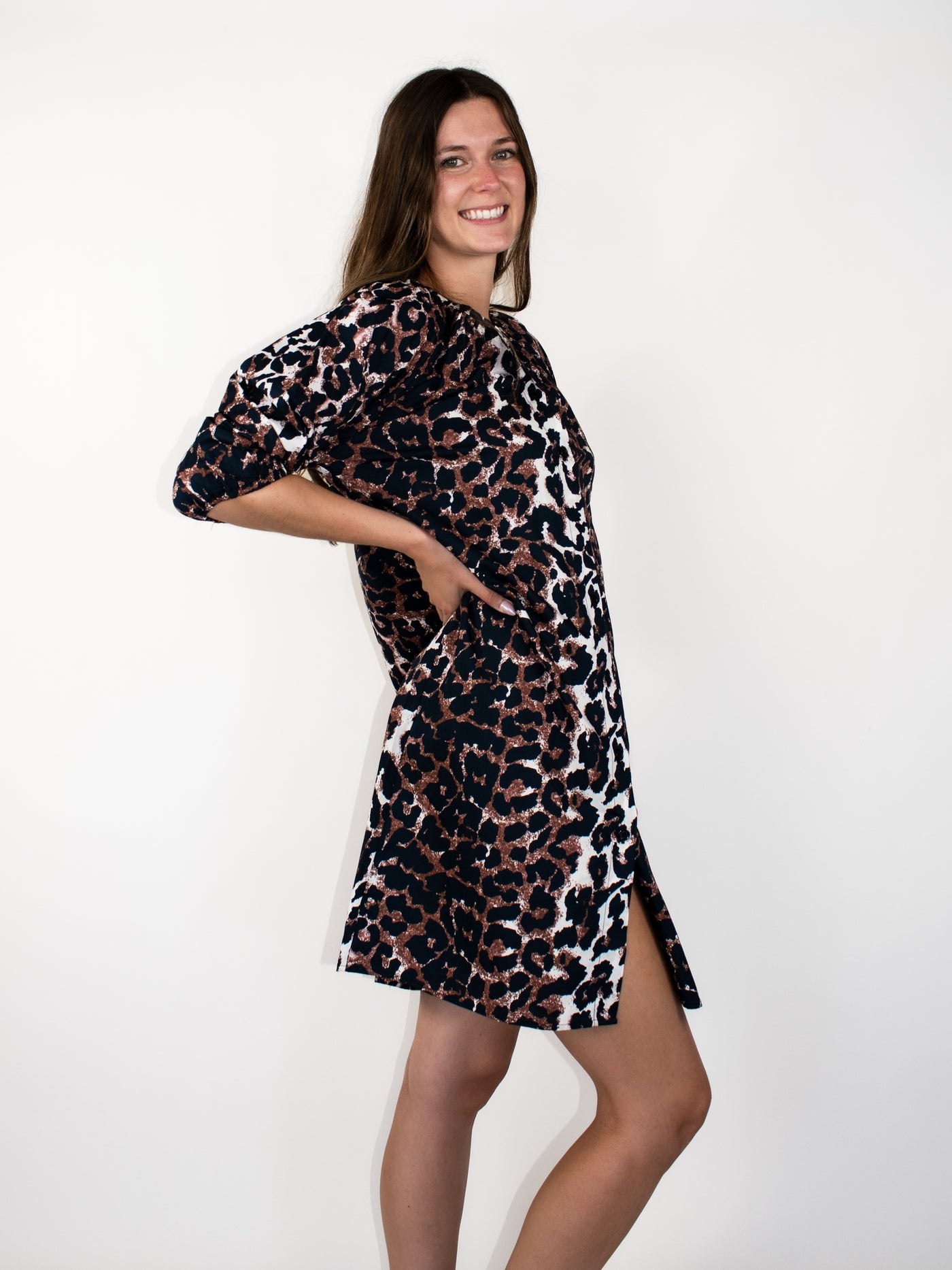 Cheetah Adorned Dress