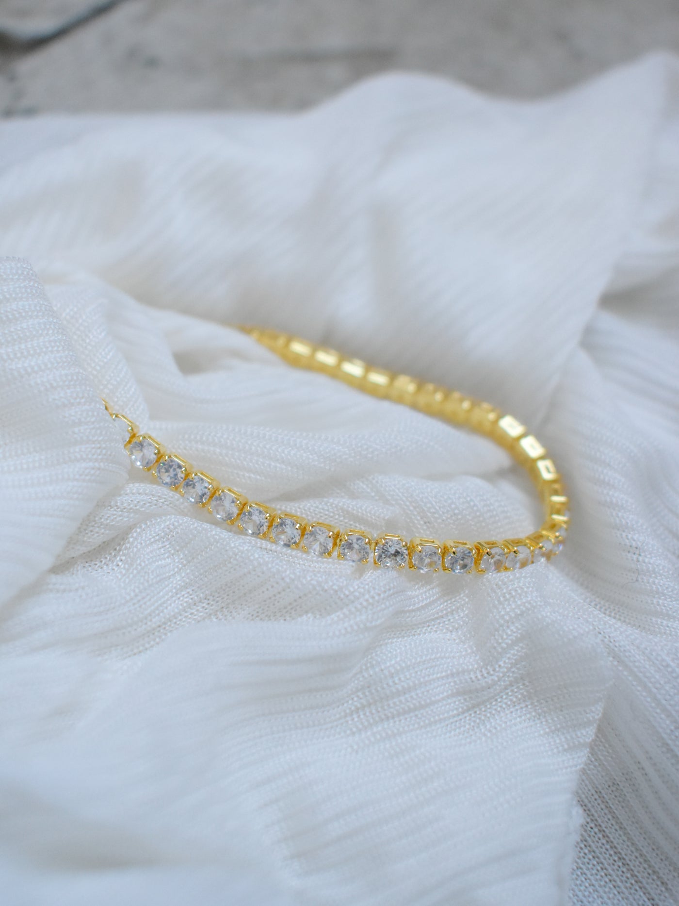 Pull Tie Tennis Bracelet