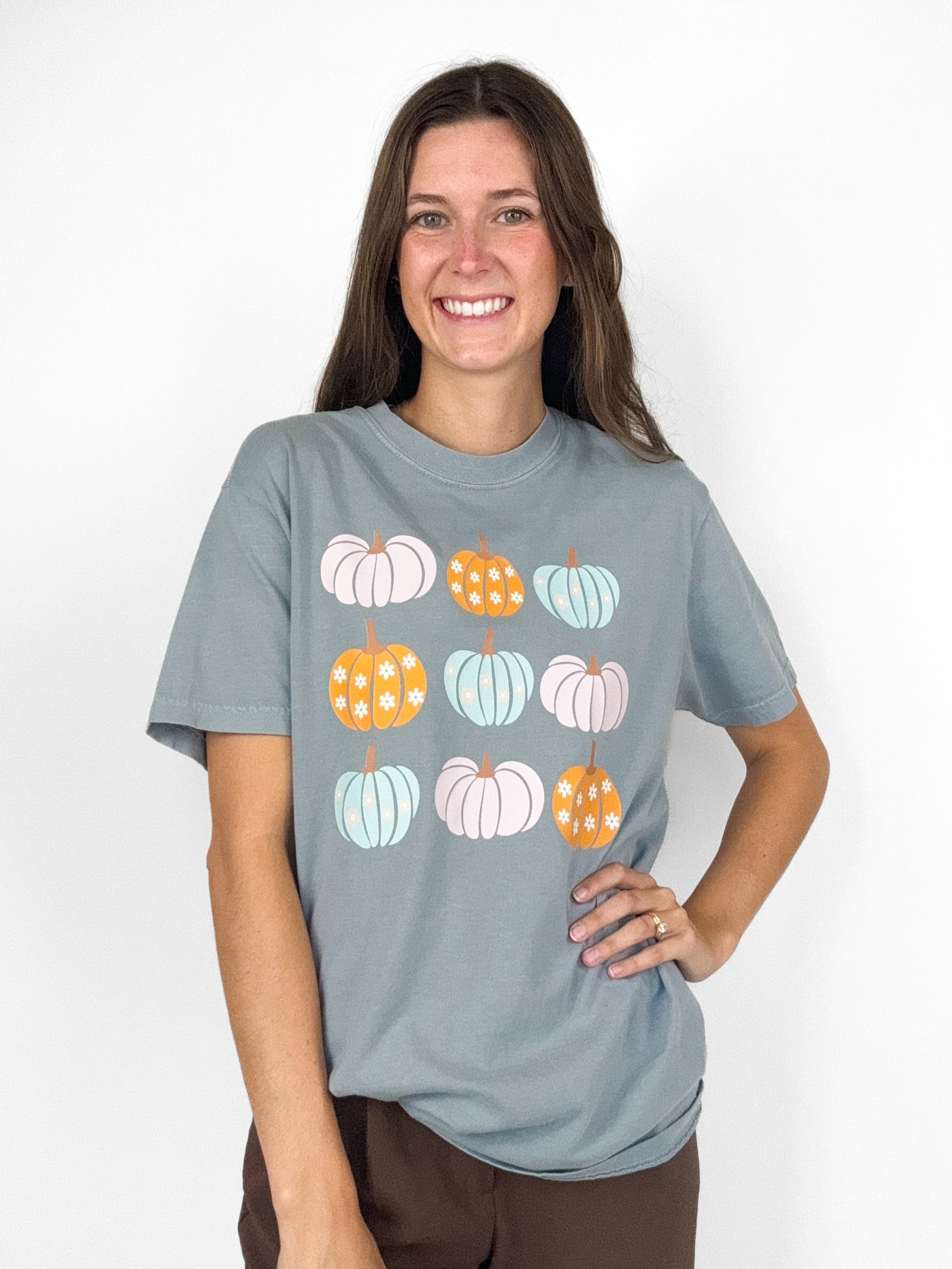 Colorful Mini Pumpkins Tee