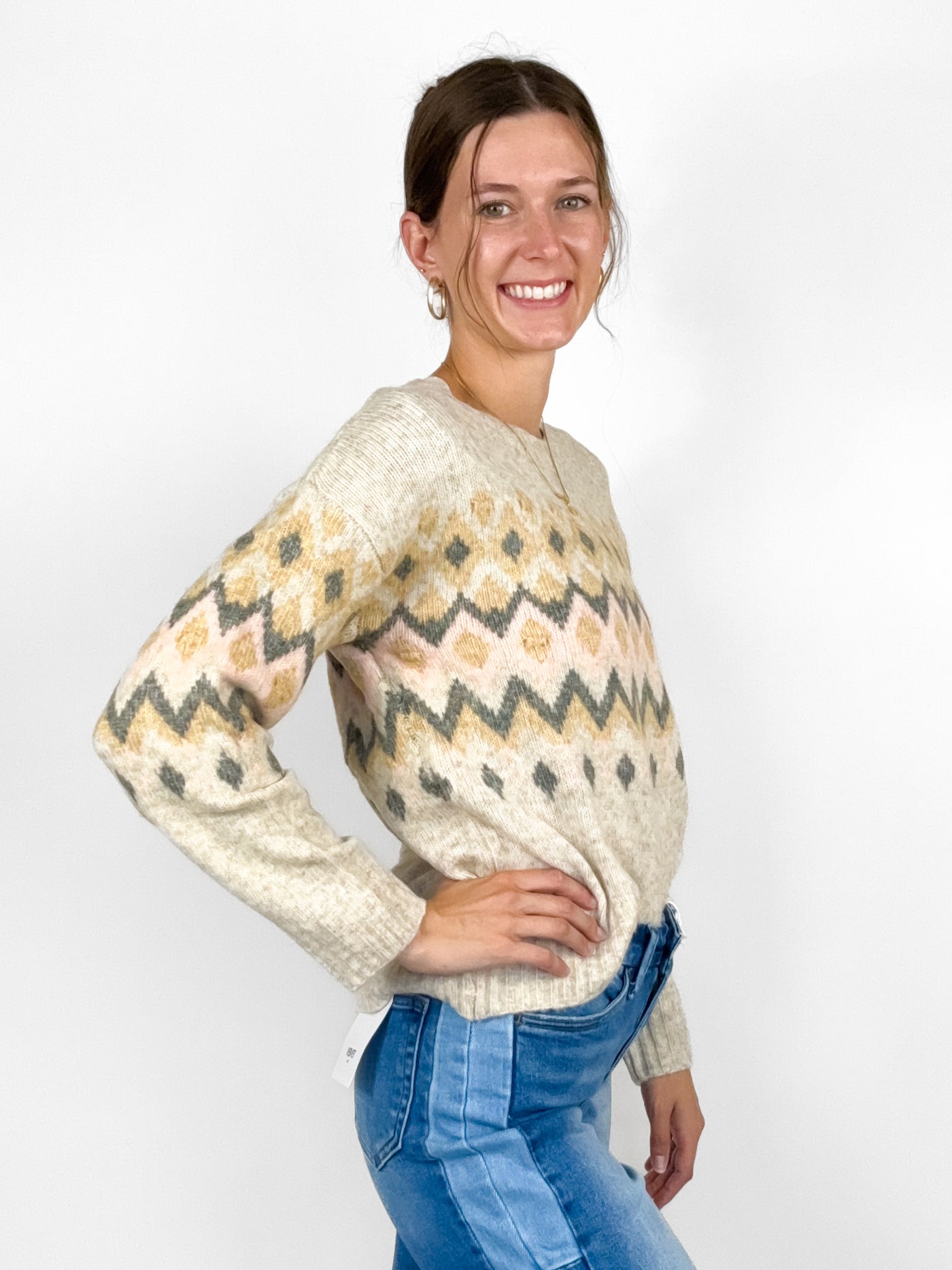 Woolen Aztec Sweater