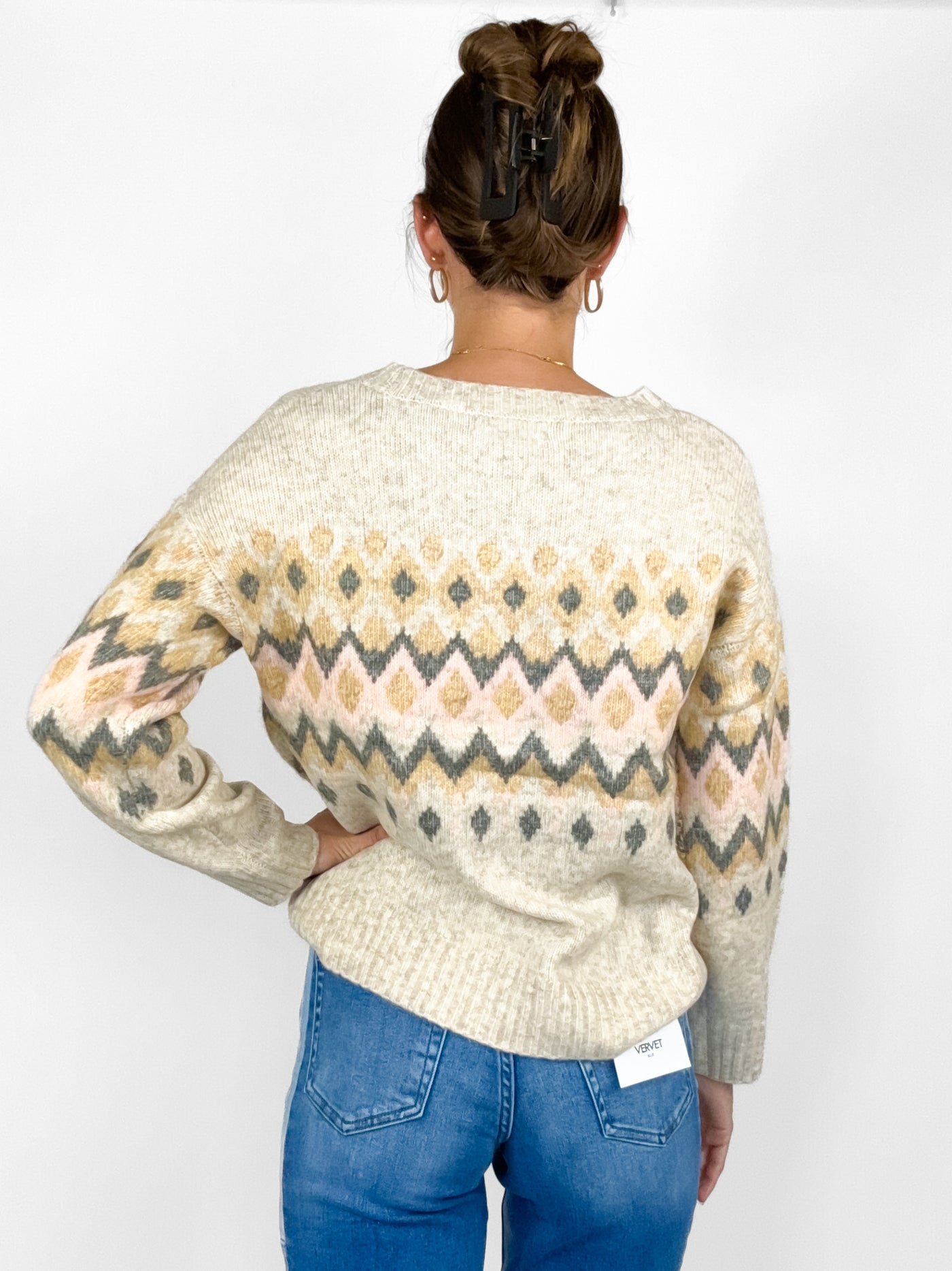 Woolen Aztec Sweater